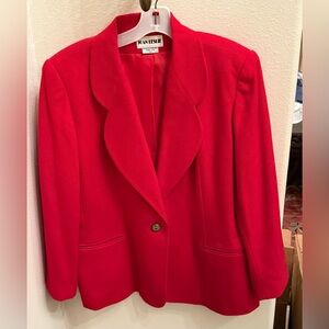 Ladies Red Blazer